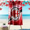 AC Milan Logo Beach Towel Beach Towel Quick-drying for Travel Outdoor Sports Jogging Beach and Swimming