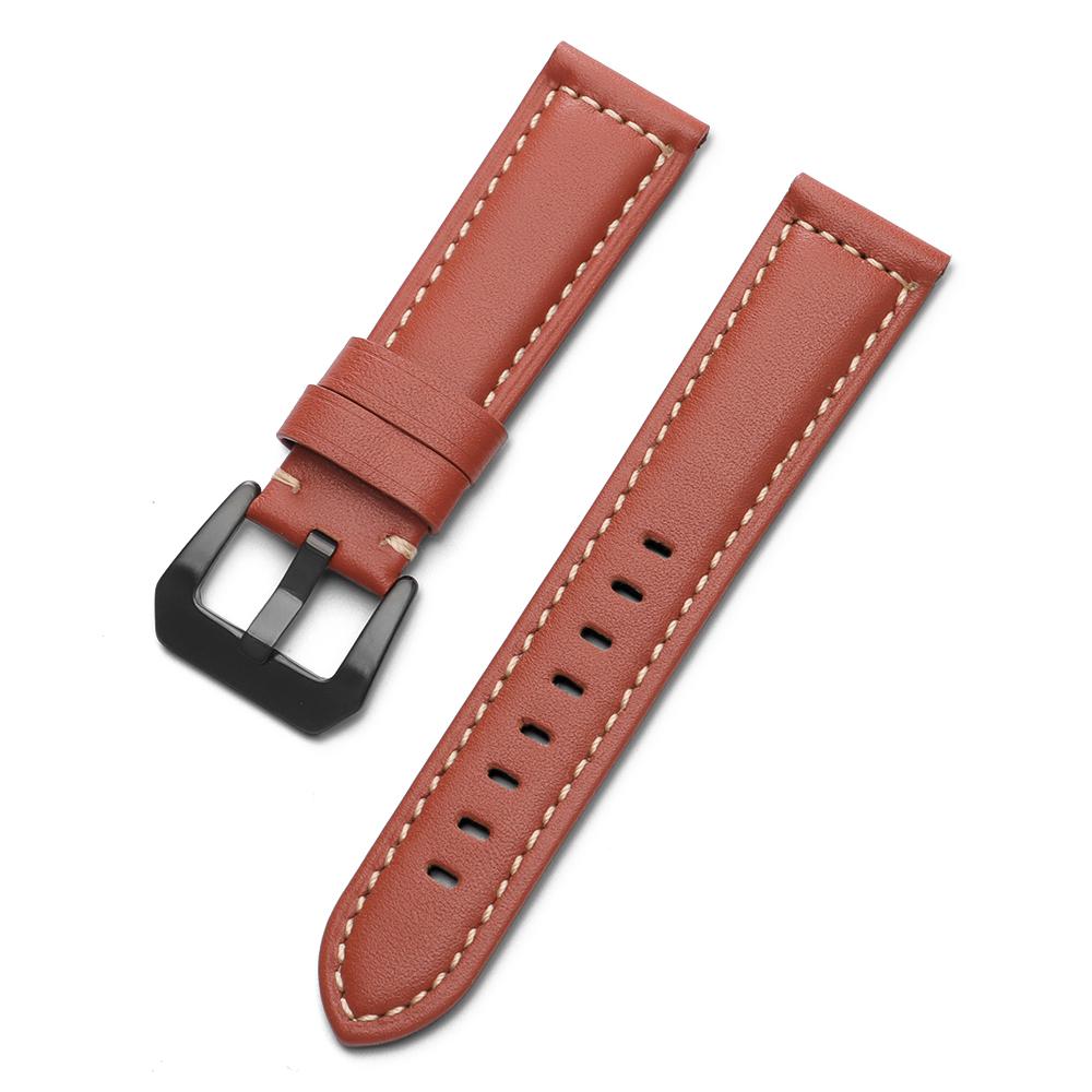 18mm 20mm 22mm 24mm Genuine Leather Watch Band Business High Quality Cowhide Stiching Strap Men Women Sport Bracelet Watchband