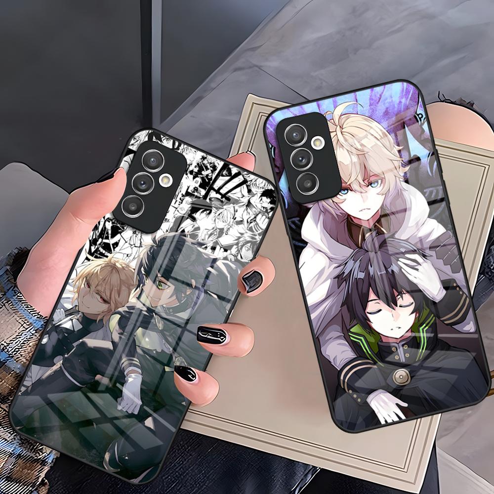 Anime Seraph Of The End Phone Case For Samsung A25 A13 A33 5G A54 A36 A35 A56 A52 A14 Shockproof Glass Cover