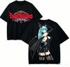 Darkstalkers Anime Lover T-shirt Harajuku Cotton New Model High Street Oversized Unisex Short Couples Streetwear Trendy Soft Tee