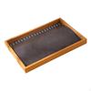 Jewelry Display Tray Organizer Necklace Holder Gifts Large Capacity Stackable Portable Wood Ornament