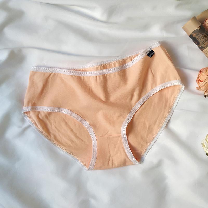 High Quality Comfort Mid-waist Cotton Panties Female Summer Breathable Package Hip Large Size Ladies Triangle Panties Summer Female Sexy Briefs