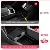 USVOTOV Center Console Organizer for Tesla Model Y Standard 2026 2025 Lower Storage Box Insert Tray Model Y RWD AWD Accessories