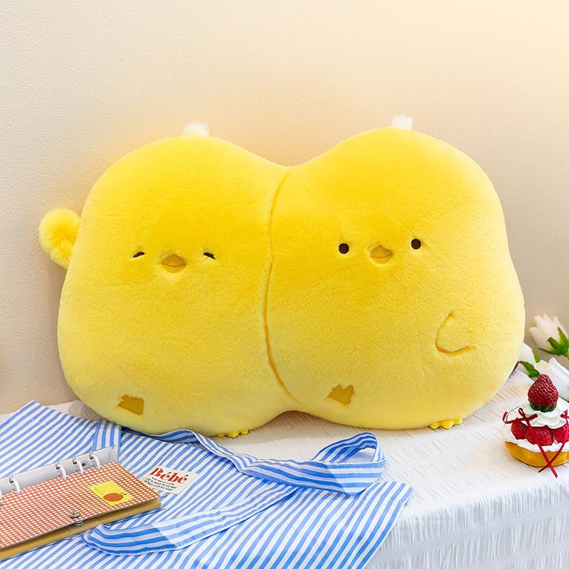 Plush Cat Pillow With Super Soft Short Plush For Lounge Couch Decor