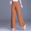 Zomer chiffon brede broek voor dames Koreaanse mode hoge taille damesbroek