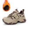 Tendances Automne 2024 Chaussures Dad pour Femmes à Semelles Épaisses en Cuir Véritable - Style Tendance et Sportif Tout-Allant