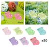 50 Pieces Luminous Pig Mini Animal Figurines Glow At Night Home Decor Micro Landscape Decoration for Birthday Party Christmas