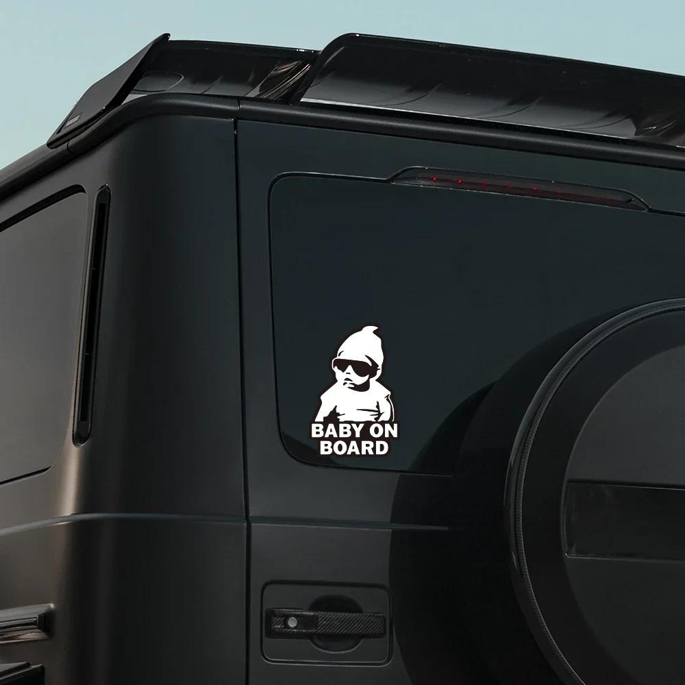 Warning Car Sticker Baby On Board Stickers Color Vinyl Film PVC Decal Creative Stickers Vehicles Motorcycle Exterior Accessories