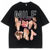 Man I Love Feet Funny Meme Cotton T-Shirts Men Women Humor Fashion T Shirts Soft Cotton O-Neck Casual T Shirt Streetwear
