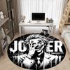 1pc Joker Artwork Office Round Area Rug, Indoor Mat Suitable For Office,Bedroom Living Room Home Decor, Room Deco A0926052