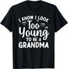 Funny Grandma To Be Art For Grandmother Grammy Women Grandma T-Shirt