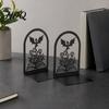 Book Holder 1 Pair Metal Dragon Bookends Fantasy Castle Decorative Ends Edge Bookends for Shelves Heavy Duty Gothic Holders Home Office Library