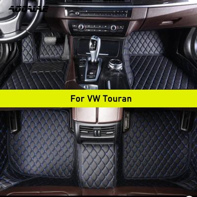 Car Floor Mats For VW Touran Auto Carpets Foot Coche Accessorie