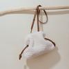 Lambskin Drawstring Lucky Bag for Autumn and Winter, A Laid-back Style, Versatile Plush Bag, and A Stylish, Casual Single-shoulder Crossbody Bag