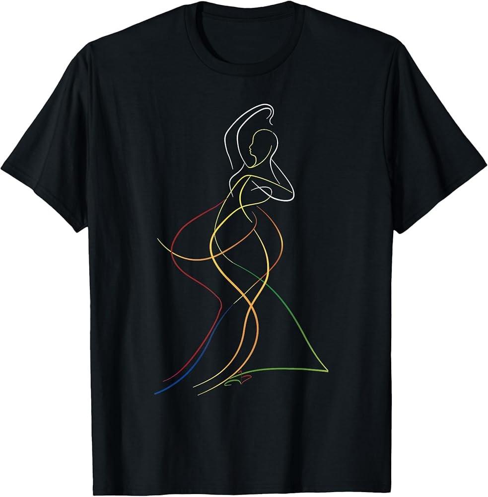 Lateinischer Tanz Lustige Grafik-T-Shirts T-Shirt Unisex T-Shirt