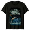 Die grosse Flucht (1963) Filmplakat-inspiriertes Unisex-T-Shirt Retro Classic Tee Grafik-T-Shirt