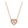 Ost Petit Heart 925 Silver Necklace Otn225104D