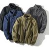 Men's Double-Sided Fleece Jacket with Zipper - Thick, Warm, Velvet-Enhanced Outerwear for Autumn and Winter