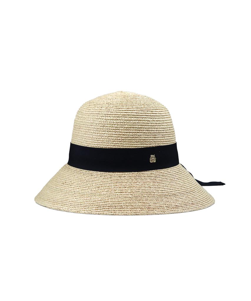 Kaliseumontapone Gregory Ribbon Raffia Cloche Hat