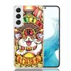 Lucky Cat Maneki Neko Japanese Phone Case For Samsung Galaxy S26 Ultra S23 S24 S25 Edge S20 FE S21 S22 Plus Soft Print Shell Cov