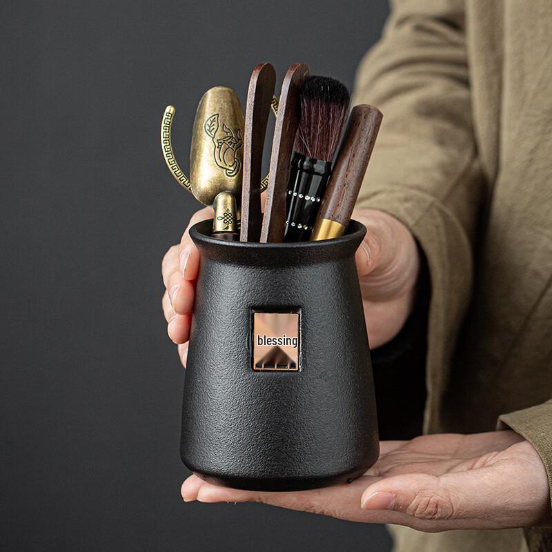 Ebony Wood Tea Tools Set