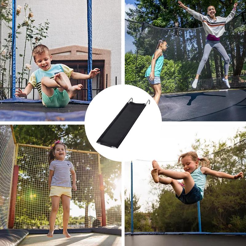 Původní skluzavka a lezec na trampolínu Pevná ocelová konstrukce Lepší než žebřík Snadné lezení a klouzání