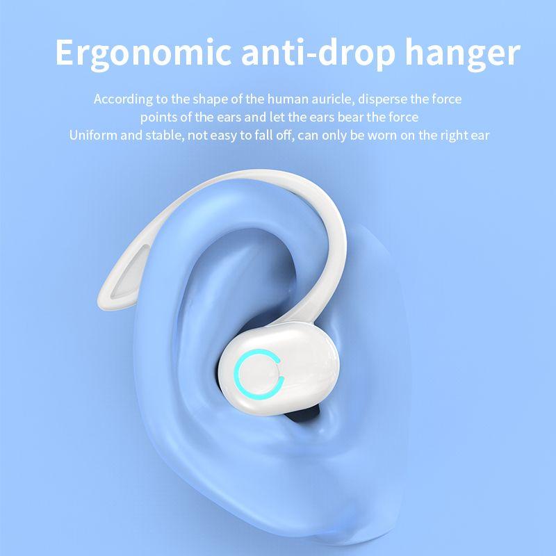 S10 Wireless Business Headphone Ear Hook Bluetooth 5.2 Headset with Mic HIFI Stereo Voice Control Earphones Waterproof Noise Reduction