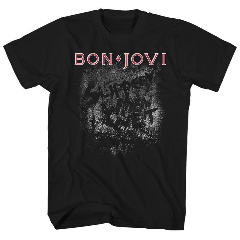 ZX Metal Bon Jovi Rock Band Casual TShirt Mens and Womens Luxury Band Brand Top 2026 New