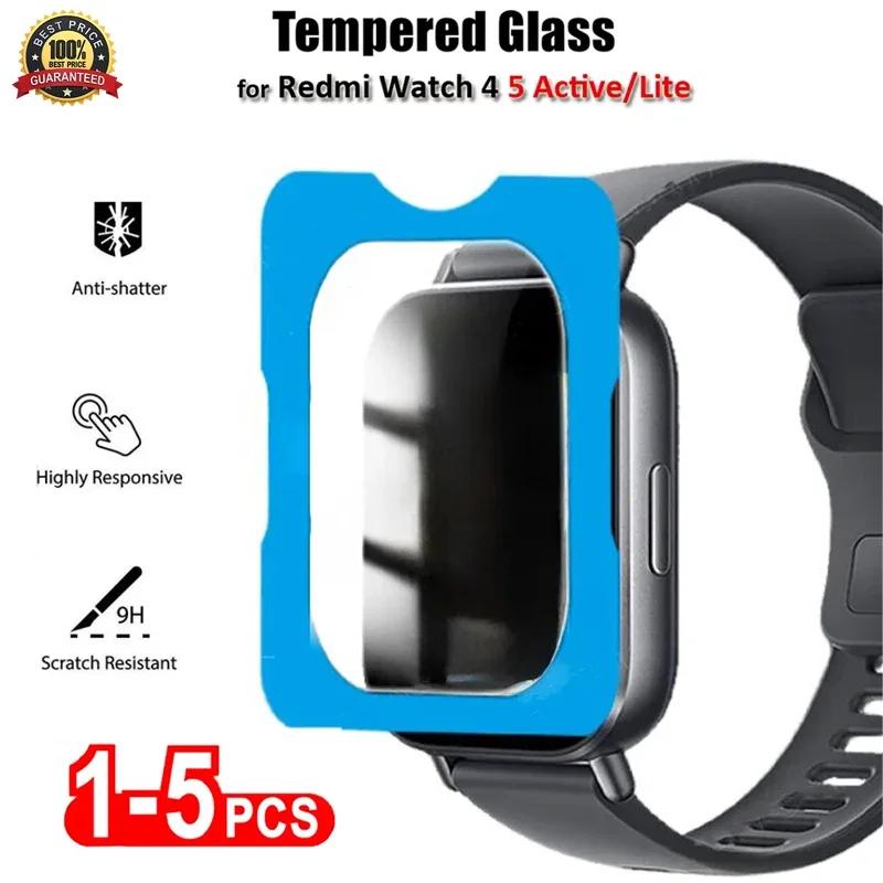 Härdat Glas för Xiaomi Redmi Watch 4/5 Active/5Lite Skärmskydd Skyddsglas Lätt att Installera Härdat Glas