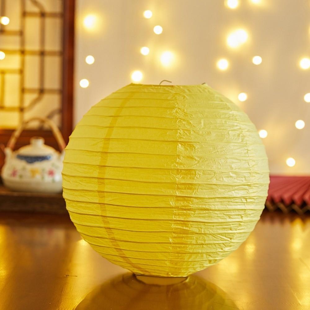 Flower Letter Printed Festival Lantern Hanging Fu Character Chinese Lantern 30cm Round Paper Lantern Mid-Autumn Festival