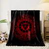 Mystical Red Symbol Blanket for All Seasons Blanket Lunch Break Throw Gift