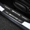 4 db Autóajtó Küszöbvédő Matrica Karbon Mintás Mercedes Benz AMG W212 W205 W246 W177 W176 W213 GLC GLE GLS ML Üdvözlő Lézerlámpa