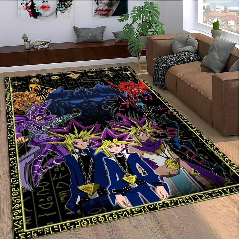 27 Stijl Yu-Gi-Oh Kaart Tapijt voor Woonkamer Huisdecoratie Slaapkamer Nachtkastje Antislip Vloerkleden Machinewasbaar Vloermat Deurmat