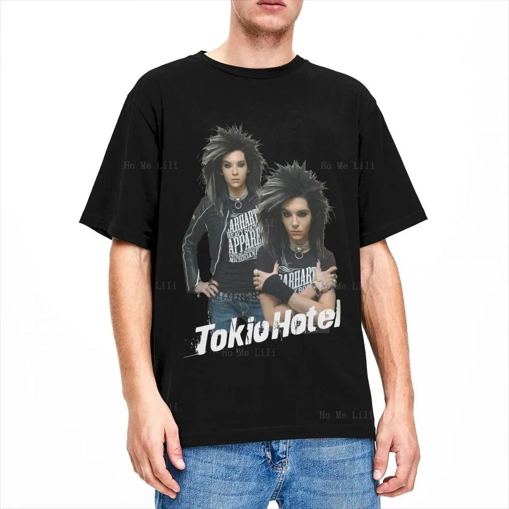 Tokio Hotel Bootleg T-Shirt Summer Clothes Tops Custom T Shirts Design T Shirt Men Clothing