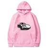 Sports Cars, Luxury Cars, Printed Autumn and Winter Hoodies, Men's and Women's Long Sleeved Streetwear, Hip-hop Warm Hoodies