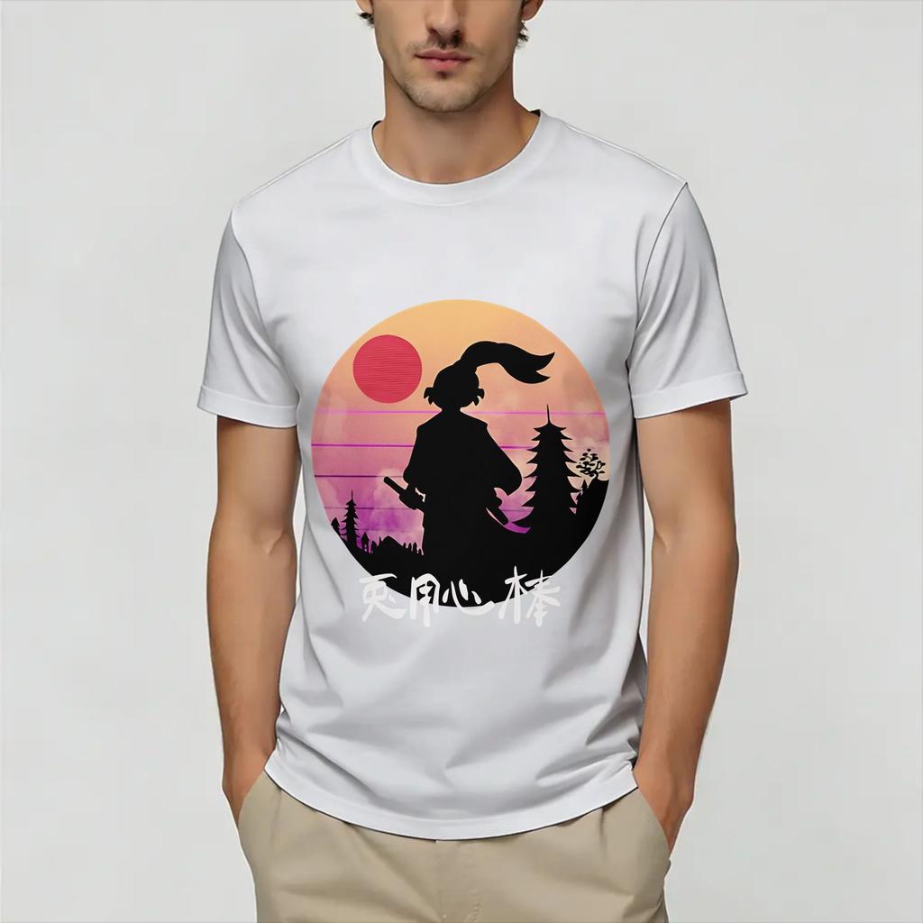 Harajuku T Shirt Summer Rabbit Yojimbo Hipster T Shirts Pure Cotton Tshirt for Unisexs Y2K Funny Cheap Short Sleeve Tops