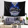 Classic Monster Jam Pattern Tapestry Decoration Art Aesthetic Tapestries for Living Room Bedroom Home Wall Cloth Wall Hanging