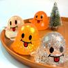 Yousheng  Glitter Ghost Squeeze Toy Stress Relief Transparent Ghost Squeeze Toy Slow Rising Decompression Sensory Fidget Toy Halloween Party