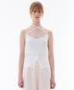 Alikim Evan Sleeveless Top / White