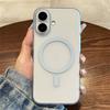 For Apple 14promax Ice Fog Magnetic Mobile Phone Case for Apple Mobile Phone Protective Case Cartoon High-end Pc Magnetic Suction