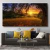 Images de vue sur l'océan, coucher de soleil, lever du soleil, affiches et imprimés de paysage, peintures sur toile, Art mural de salon