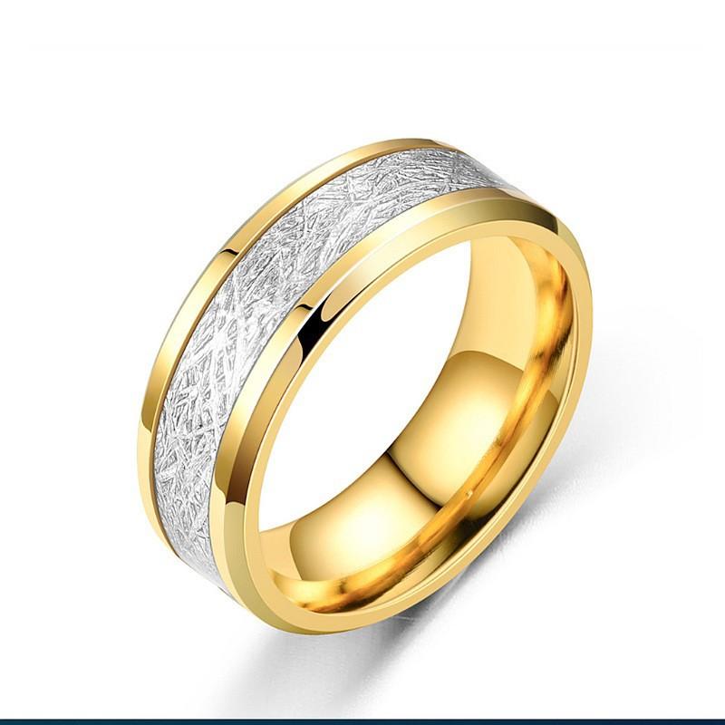 Mode Titanium Stalen Ring Heren Mist Losse Zijden Ring Hip Hop Temperament Trend Roestvrij Stalen Ring