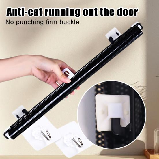 Retractable Safety Gate Extends To 49" Wide Puppy Fence Guard for Stairs Doorways Hallways Mesh Safety Gate for Baby Cats Dogs