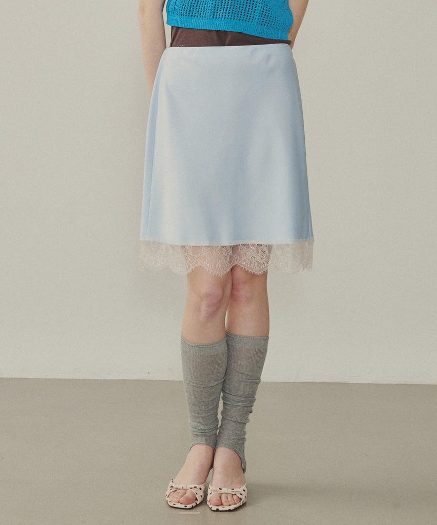 Melly And Rose Rose Lace Satin Skirt (314809)