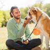 Silicone Dog Treat Pouch Puppy Snack Bag Fanny Pack with Clip Portable Dog Food Carrier Holder for Outdoor Training
