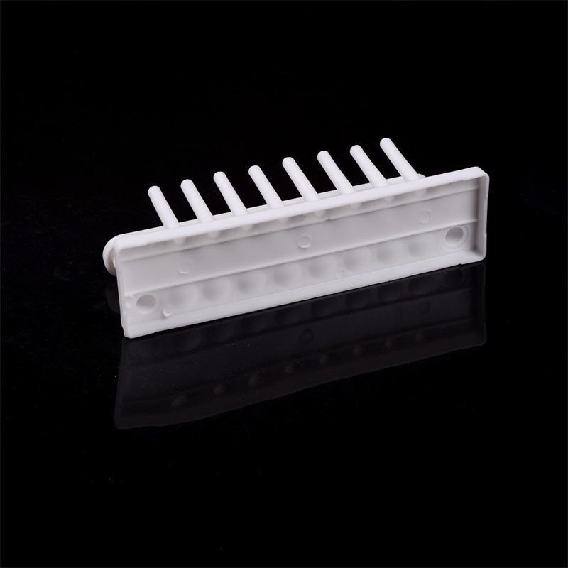 8 Holes Plastic Test Tube Rack Testing Tubes Holder Storage Stand Lab Supplies