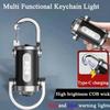 1/2/3/5pcs Lampes de poche porte-clés rechargeables 800LM COB Lampe de travail Torche Ultra Lumineuse Mini Lanterne Portable pour Recherche Randonnée