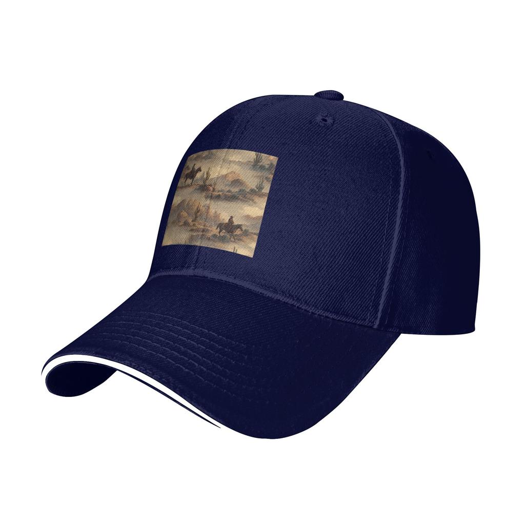 Casquette Motif Paysage Western Désertique Cowboy Casquettes de Baseball Chapeau Réglable Hip Hop Été Unisexe Casquettes de Baseball Personnalisable