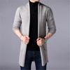 2025 Spring/Autumn New Long Knitted Cardigan Men'S Fashion Casual Pocket Men'S Sweater Top Coat