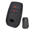 Silikon Auto Schlüssel Fall Für Toyota Hilux Revo Innova Rav4 Fortuner Abdeckung Remote Fob Shell Haut Schlüssel Kette Halter Schutz gummi